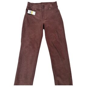 MICHAEL KORS Womens Corduroy Pull On Pants Saddle Brown Size M‎ MSRP $88